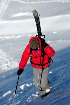 Man climbing