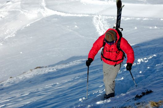 Man climbing