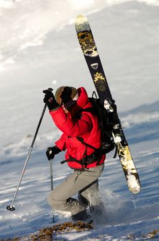 Man climbing