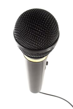 Microphone isolated on white 