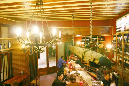 typical spanish tapas bar