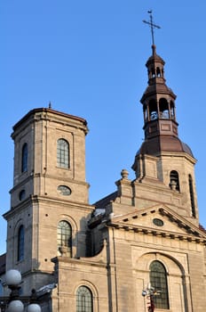 Church tower in Quebec City.