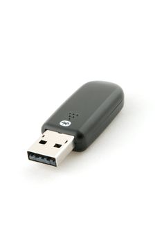 USB Bluetooth dongle, isolated white