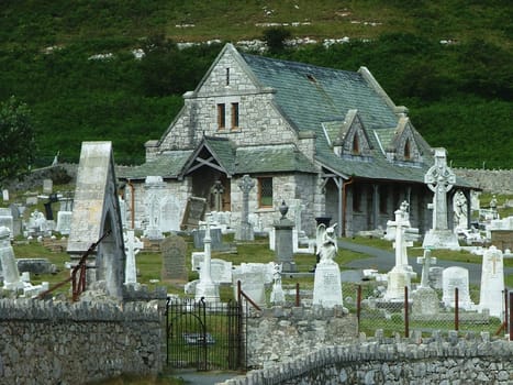 An old chapel and graveyard