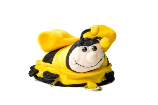 Toy a bee in which disks are stored