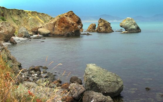 The big stones at ocean