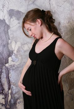 The pregnant woman on the seven month. The boy was born
