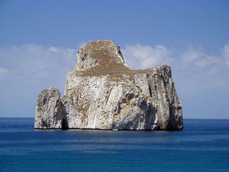 Pan Di Zucchero
West cost of Sardinia islandsouth to Costa Verde. Famous small island with funny shape:Pan di Zucchero near Iglesias. VII 2008