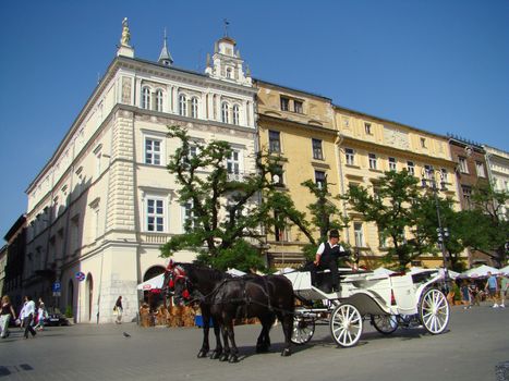 Cab-stand In Cracow
Main market square in Cracow in south Poland. 2008