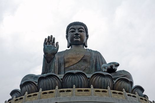 Buddha monument in Hong Kong China