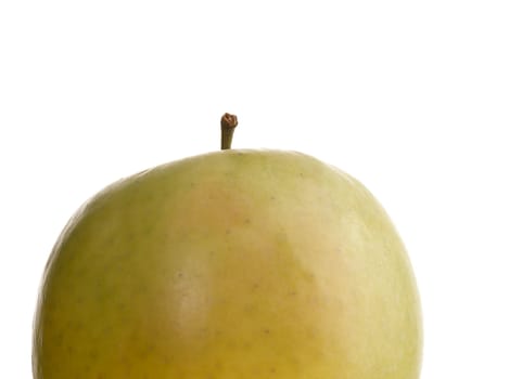 Freshh apple close up image on white background