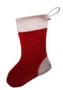 Christmas spirit gift sock waiting for Santa Claus