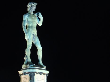 
Statue of David by Michelangelo in Florence on Piazzale Michelangelo,Tuscany,Italy2008