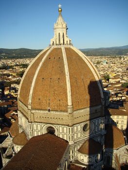 
dome of Santa Maria del Fiore cathedral of Florence.Masterpiece of Brunelleschi. Firenze - Tuscany.2008