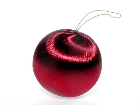 Christmas glass ball  isolated