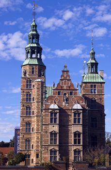 Rosenborg Castle in Copenhagen Denmark, Scandinavia