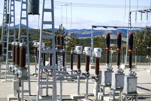 The electric distribution substation elements