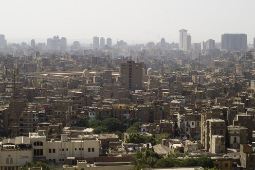 Cityscape of Cairo city, capital of Egypt