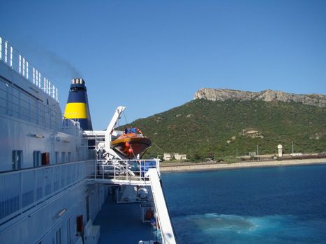 ferry to Sardinia,Italy