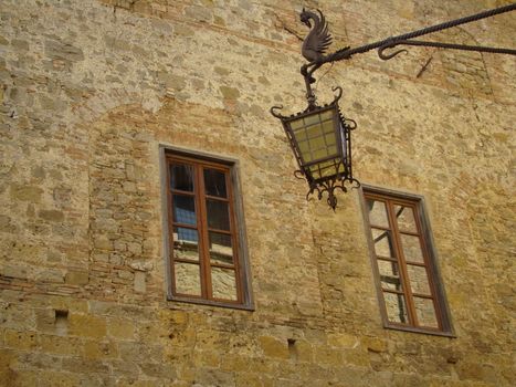 decorative lantern in Tuscany