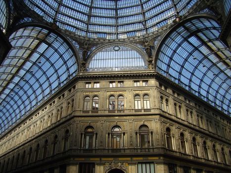 Galleria Umberto I in Naples, Campania region, Italy.
