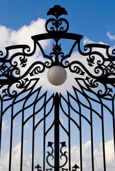 the symmetric gate of the baahi center in haifa israel