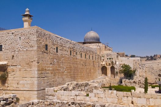 The old city of Jerusalem in Israel