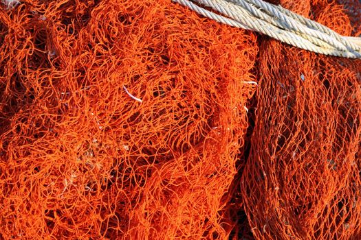 Fishing Net with ropes