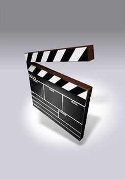 Clapper Board (3D image)
