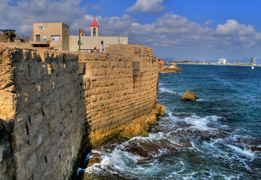 the mediterranean historic city of Acre in north Israel