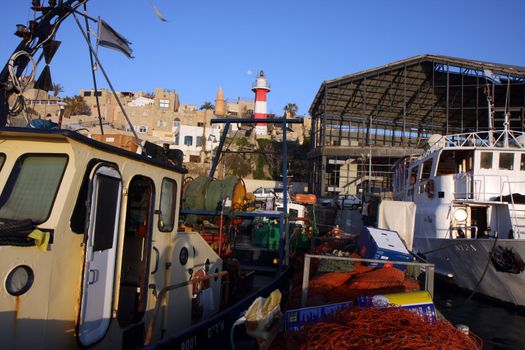 View to the old jaffa port