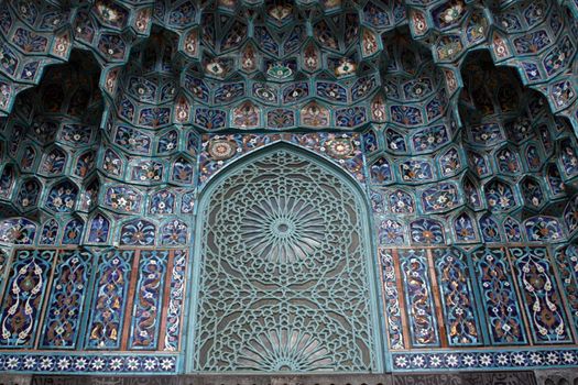 Ornament on mosque in Saint Petersburg