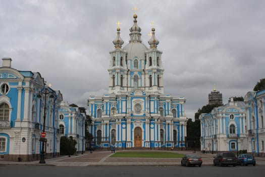 Smolniy monastery at Saint Petersburg