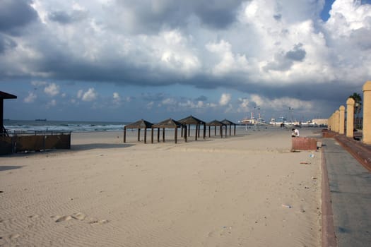 Abandoned beach