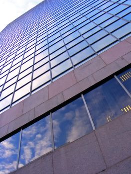 Office building in the downtown core of large city.