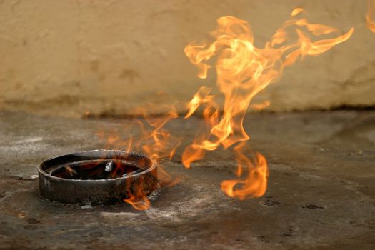 Fire flames