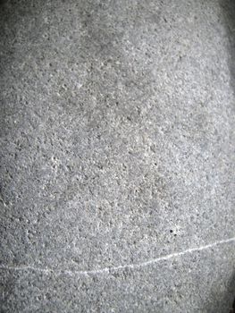 the gray stone with the white band, macro