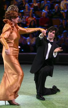 Star of the Russian ballet - Nikolay Ciskaridze and a star of an operetta Tatyana Shmyga