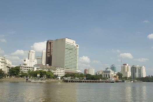 A view of Ho Chi Minh (Saigon) harbor. 