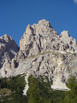 Dolomites in Italy, part of european Alps.