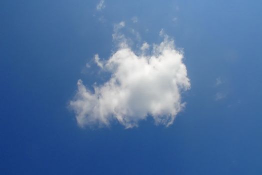 White cloud on a blue sky