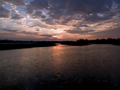 Dawn at Lake Mitchell - Mitchell, South Dakota