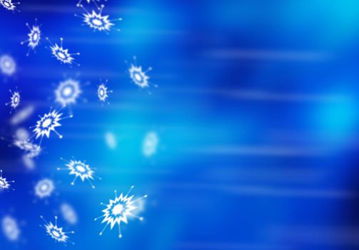 winter snowflake background