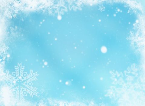 winter snowflake background