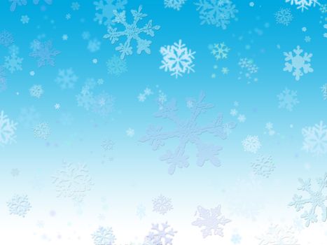 winter snowflake background