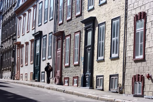 a lovely street in a historic district