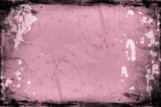 Grunge background with splats and drips