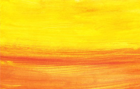 Handpainted abstract sunset background