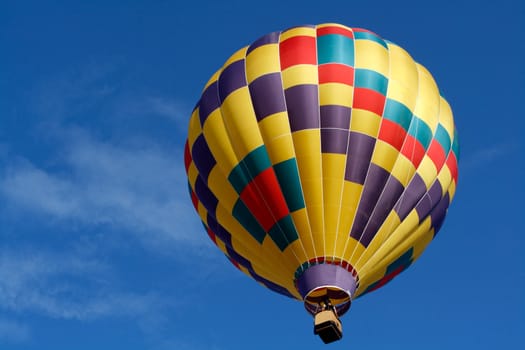 Hot air balloon flight in the morning - Saint-Jean-Sur-Richelieu, Quebec, Canada