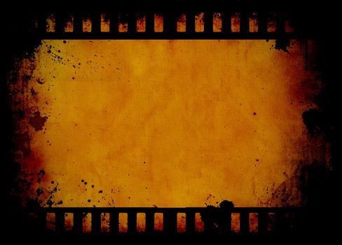 Film strip grunge background